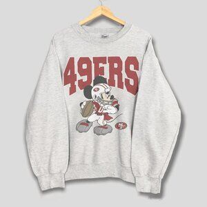 Vintage San Francisco 49ers Micky Fan Gift Sweatshirt, Retro NFL Men Women Shirt